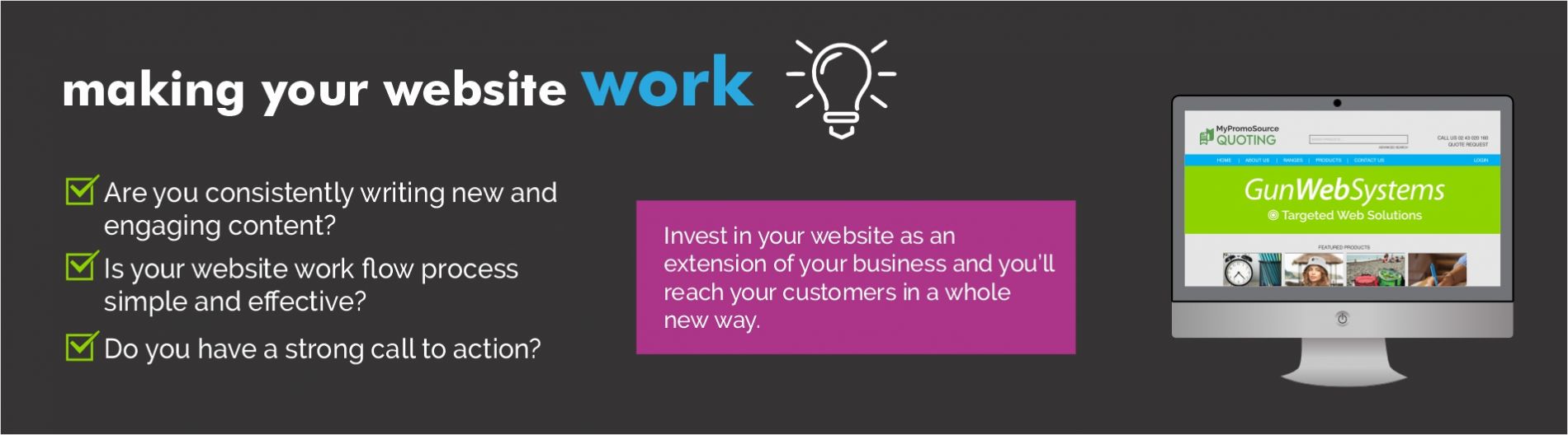 Make your website work for you 2